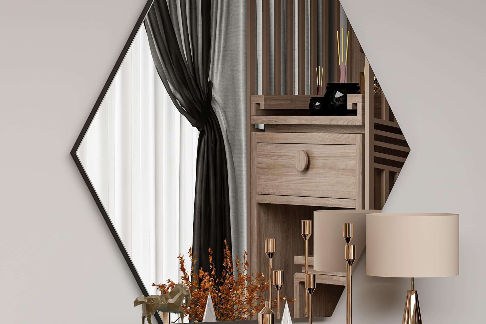 MONE ZEO DEKORATİF AYNA, M338