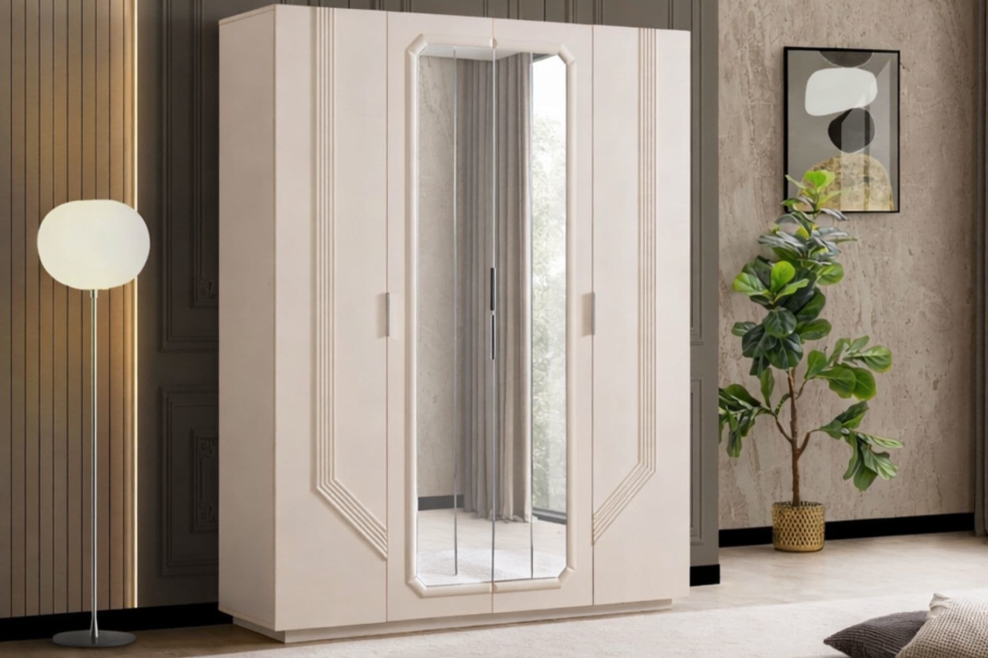 VELORA 4 KAPAKLI DOLAP, VİZON
