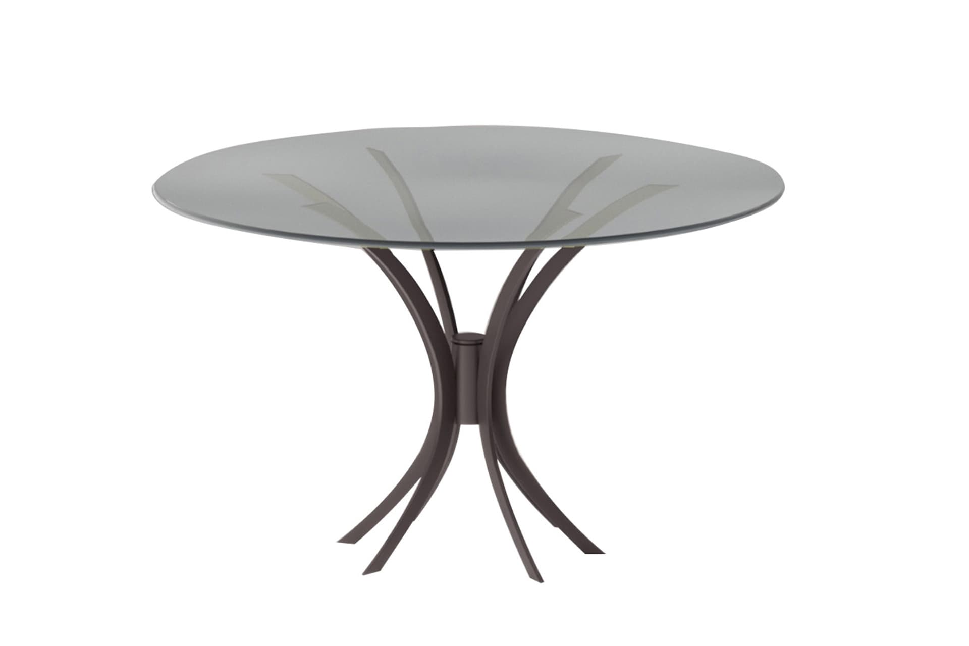 LEON METAL YUVARLAK YEMEK MASASI, SİYAH, 120X120
