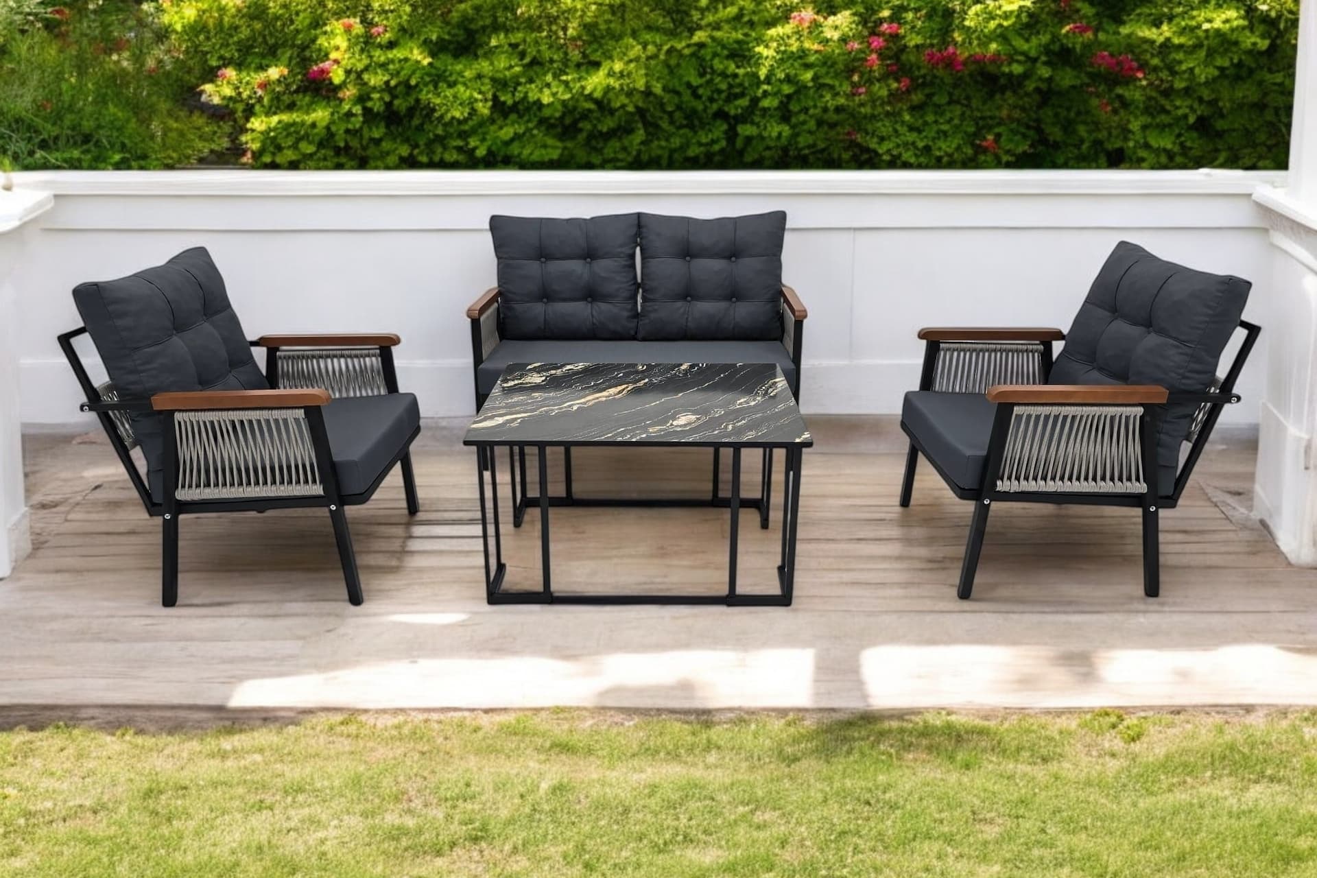 MESA METAL BALKON OTURMA TAKIMI, 2+1+1