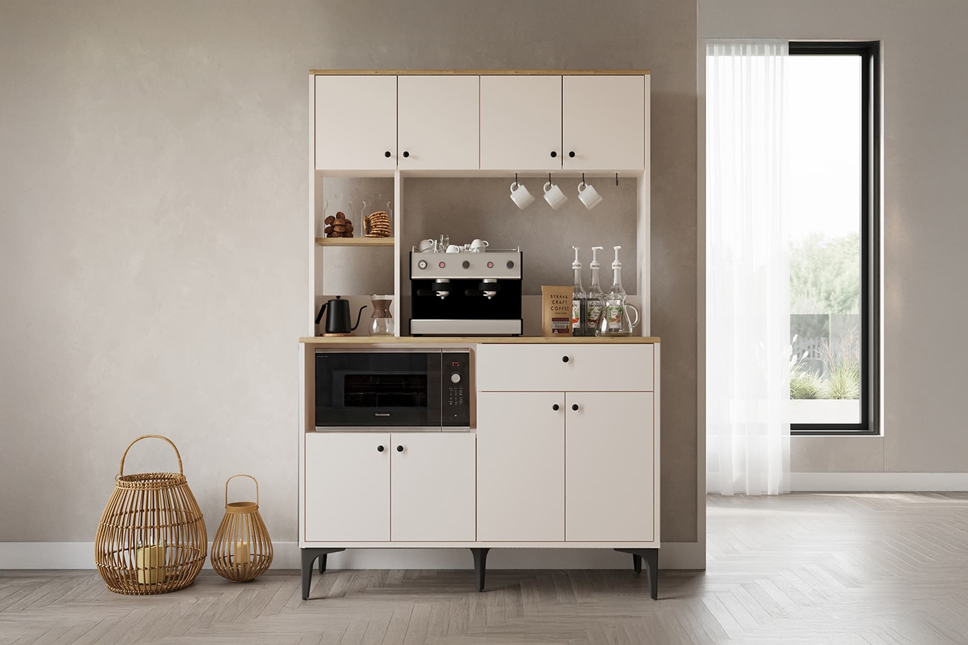 ÇETMEN COMFORT FLEX KAHVE KÖŞESİ 120 CM AYTAŞI