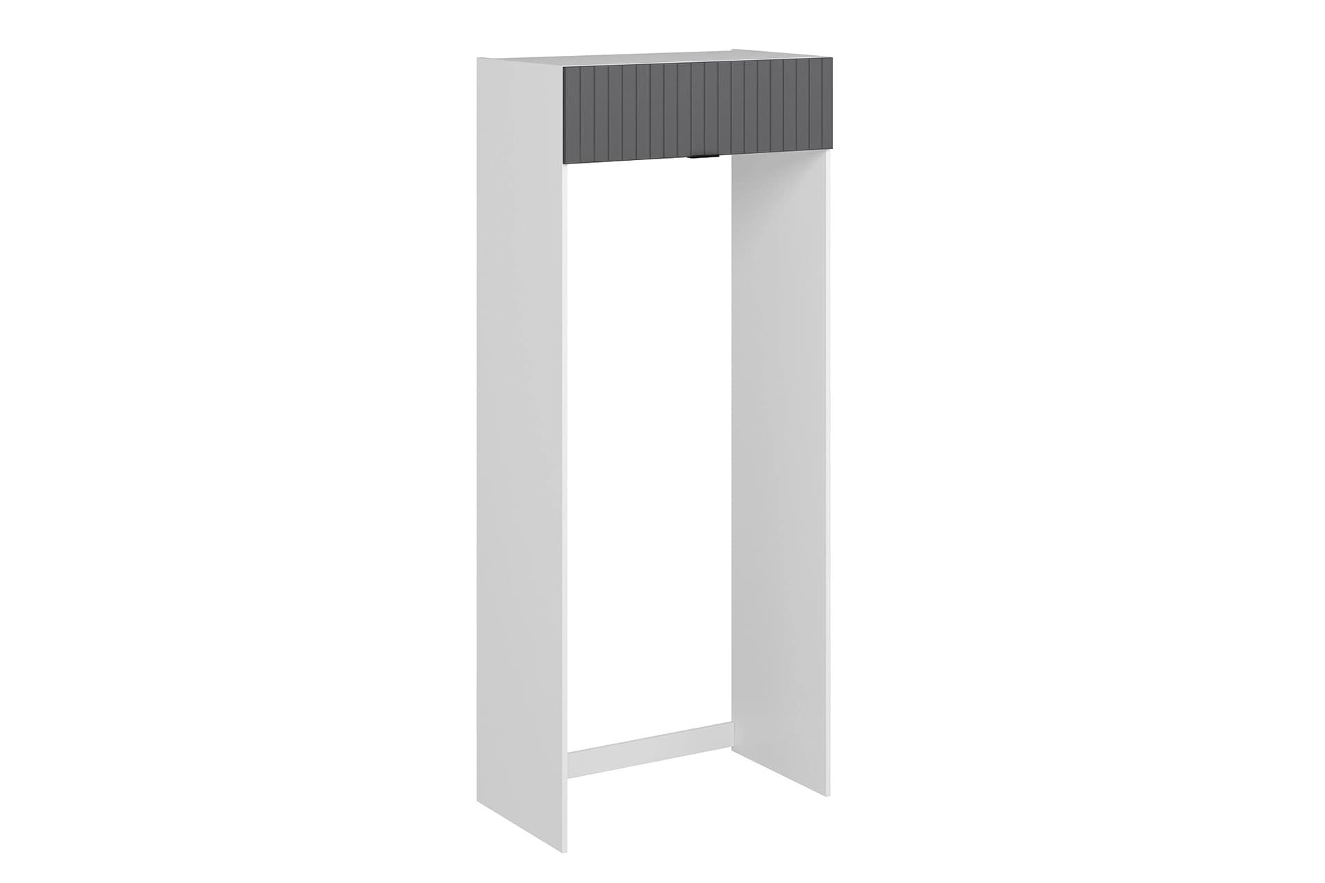 ALVİNKA MUTFAK MODÜL MBR_B 100 H240 CM BUZ DOLABI, BEYAZ ANTRASİT SUNTALAM