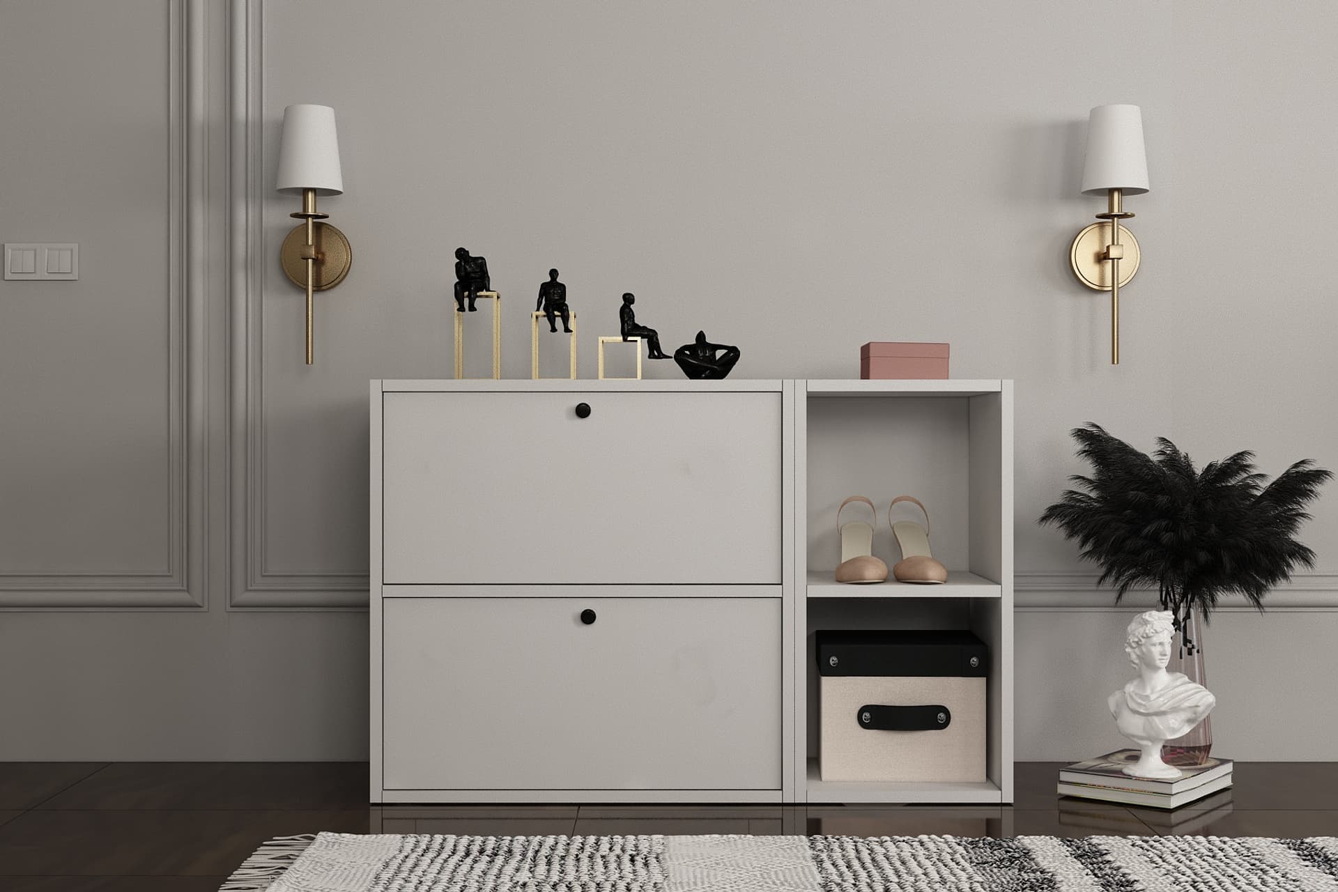 BK CONCEPT AYAKKABILIK, 2 KAPAKLI, AYK-1044-Ç