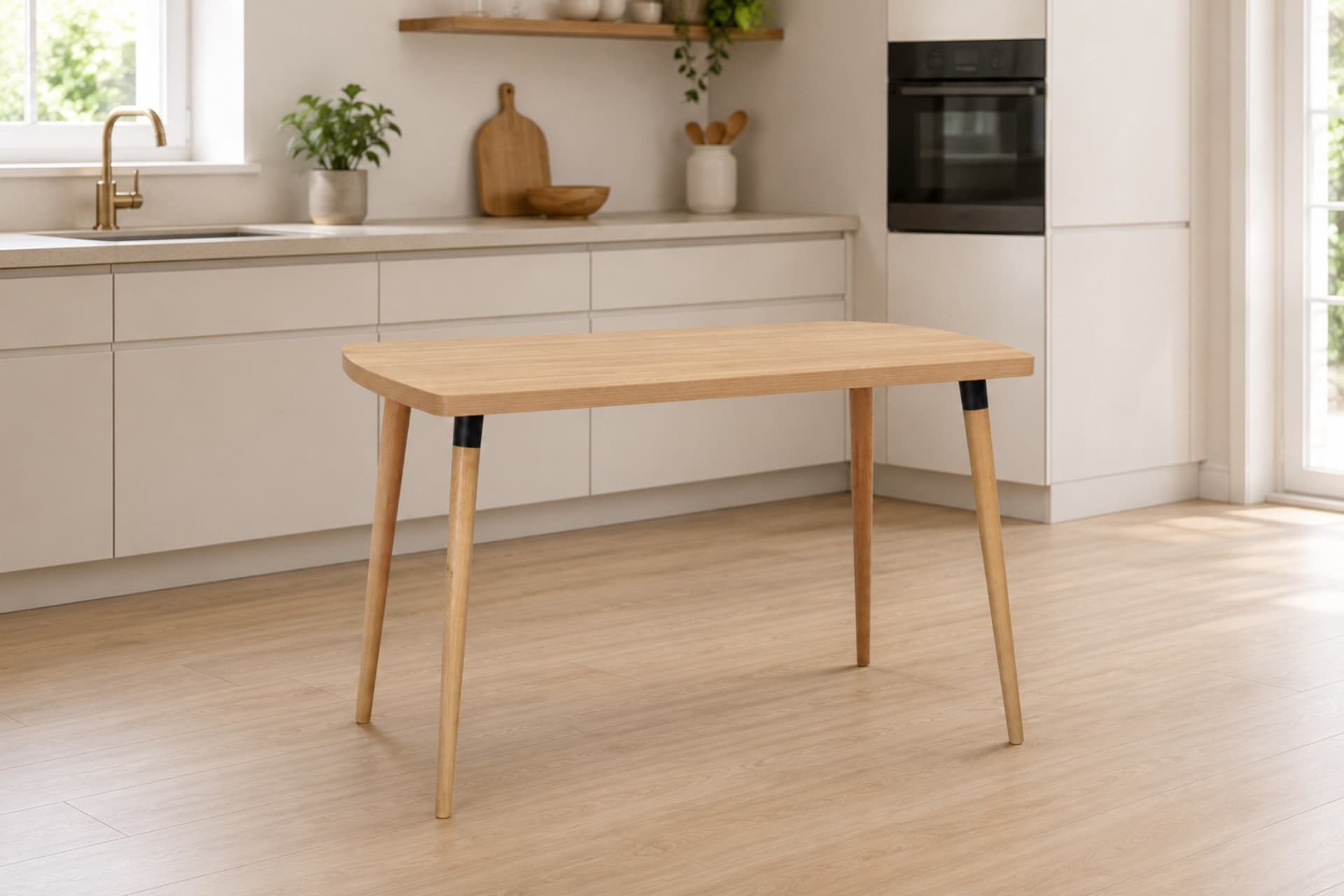 ARGOS SABİT MDF MUTFAK MASASI, 70X120 CM, NATUREL NATUREL
